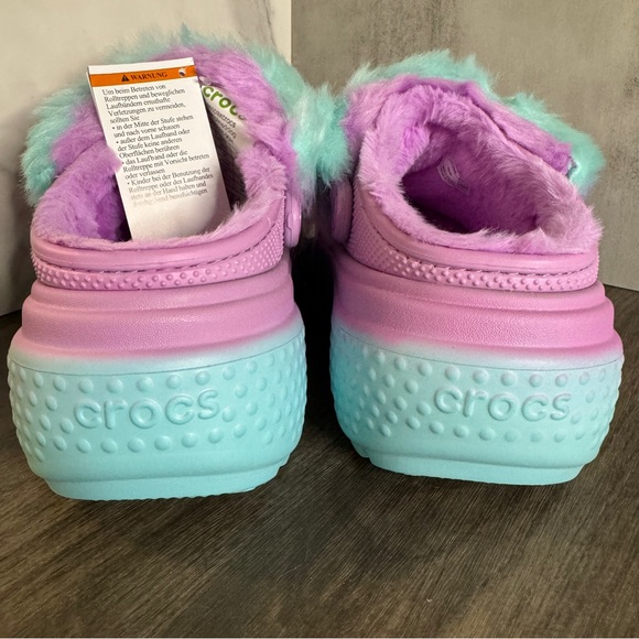 AESPA X CROCS STOMP LINED CLOG Size 8 - Picture 8 of 12